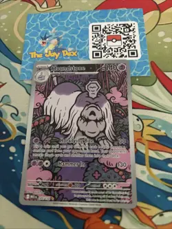 Pokemon TCG Mega Evolutions Houndstone Illustration Rare Holo Card 145/132 - Image 1