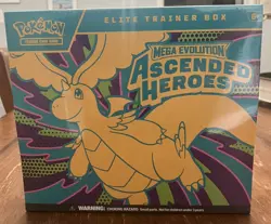 Pokemon TCG Mega Evolutions Ascended Heroes Elite Trainer Box ETB Factory Sealed - Image 1