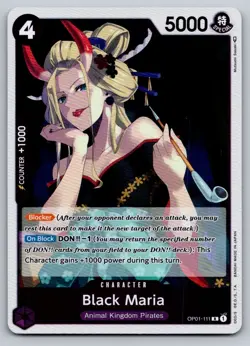 Black Maria OP01-111 One Piece FOIL Card - Image 1
