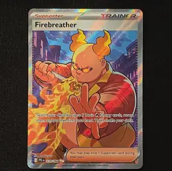 Pokemon Firebreather Phantasmal Flames Ultra Rare Holo 119/094 Trainer Card - Image 1