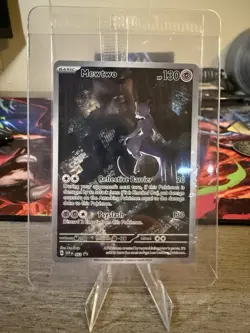 MEWTWO SVP 052 Scarlet Violet 151 Promo Illustration Rare Pokemon Card SEALED - Image 1