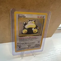 Pokemon TCG Snorlax Jungle Holo Card 11/64 Unlimited Rare LP - Image 3