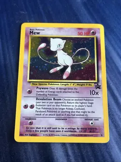 Mew 9 Black Star Promo 2000 Holo Rare Pokemon TCG Card - Image 1