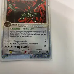 Pokemon TCG Aerodactyl EX Sandstorm Holo Ultra Rare Card 94/100 - Image 3