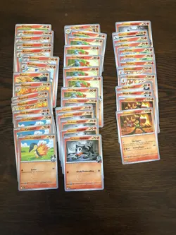 Pokemon TCG Destined Rivals Common/Uncommon Bulk Lot of 500 Cards. NM-NP - Image 2