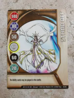 Bakugan Battle Brawlers Spin Master 2008 Card BA152 Stand Off - Image 1