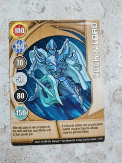 Bakugan Battle Brawlers Spin Master Card BA261 Lock & Load - Image 1