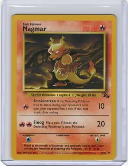 Magmar 39/62 - Fossil - Uncommon - Pokemon Card TCG - 196 - Image 1