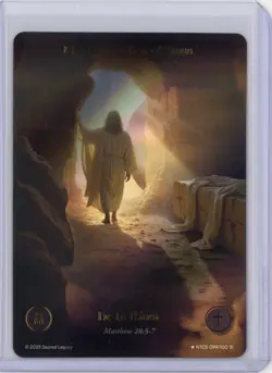 2025 Sacred Legacy: FULL ART - The Resurrection of Jesus 99/100 1st Edition Card - Image 1