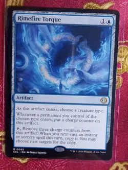 Rimefire Torque Lorwyn Eclipsed Magic The Gathering MTG blue artifact card - Image 1
