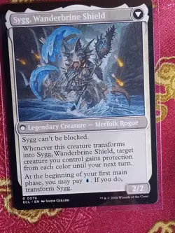 Sygg, Wanderwine Wisdom / Sygg, Wanderbrine Shield Lorwyn Eclipsed Magic MTG - Image 2