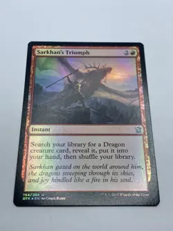 Sarkhan's Triumph - Dragons of Tarkir - MTG - Foil UNC - Magic the Gathering - Image 2
