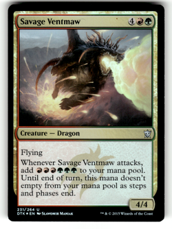 Savage Ventmaw 231 Foil U Dragons of Tarkir LP - Image 1