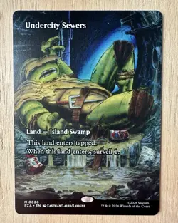 MTG Undercity Sewers (Borderless) Non-foil M 0020 Teenage Mutant Ninja Turtles - Image 1