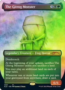 1x NM FOIL The Gitrog Monster MTG Secret Lair SV - Image 1
