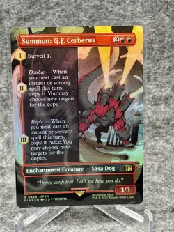 Summon: GF Cerberus (Borderless) Foil Magic: Final Fantasy FIN #0368 - Image 1