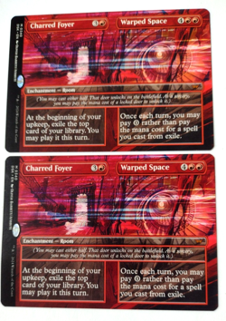 2x Charred Foyer Warped Space (Borderless) - Duskmourn: House - EN - M 0340 - Image 1