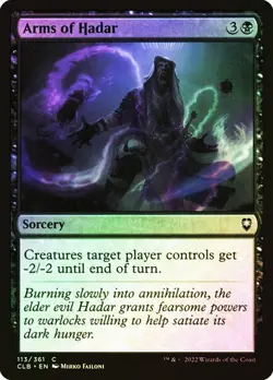 NM Foil Arms of Hadar, MTG, Baldur's Gate, Magic the Gathering, 113 - Image 1