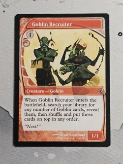 Goblin Recruiter Future Sight MTG Mystery Booster 2 MB2 NM - Image 1