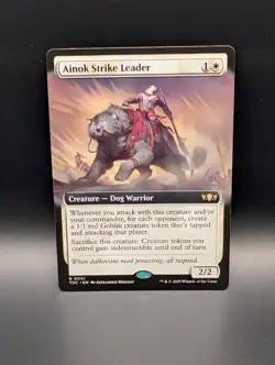 MTG - Ainok Strike Leader - EXTENDED ART - Creature (Dog Warrior) - TDC #51 - Image 1