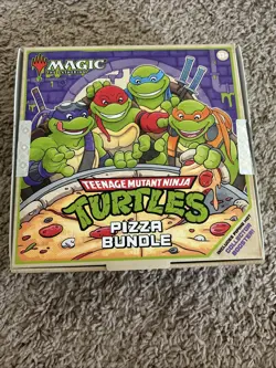 TMNT MTG Pizza Bundle Open Box, Lands, and Spindown D20 Die ONLY - Image 1