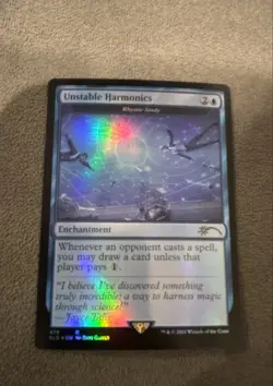 Unstable Harmonics - Rhystic Study Secret Lair Drop Foil - Image 1