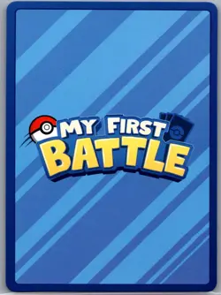 Pikachu (Blue Border) Non Holo My First Battle - Pokemon Card - NM - Image 2