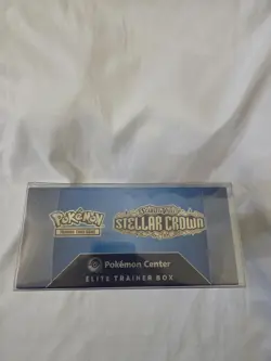 Pokemon TCG Stellar Crown Pokemon Center ETB With Plastic Protector - Image 5