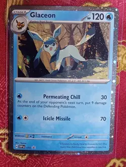 BLACK STAR PROMO Glaceon SVPEN 171 S&V: Prismatic Evolutions Pokemon Holo Foil - Image 1