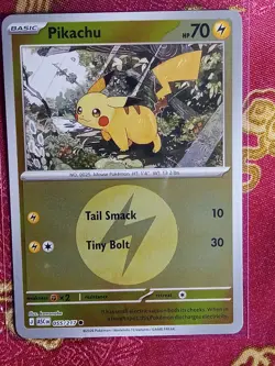 REVERSE FOIL Pikachu 055/217 Mega Evolutions Ascended Heroes Pokemon - Image 1