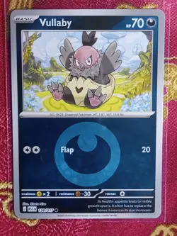 REVERSE FOIL Vullaby 138/217 Mega Evolutions Ascended Heroes Pokemon - Image 1