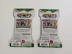 Pokemon XY Fates Collide Sleeved Booster Pack - Lot of 2 - Image 2