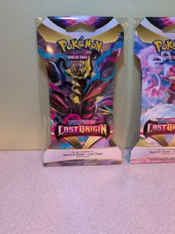 Pokemon TCG - Sword & Shield Lost Origin Sleeved Booster Packs Complete Art Set - Image 2