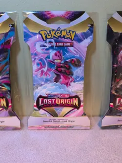 Pokemon TCG - Sword & Shield Lost Origin Sleeved Booster Packs Complete Art Set - Image 3