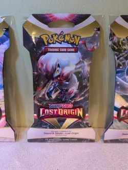 Pokemon TCG - Sword & Shield Lost Origin Sleeved Booster Packs Complete Art Set - Image 4