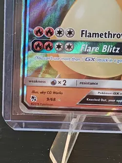 Charizard GX Hidden Fates Holo Ultra Rare Card 9/68 Pokemon TCG NM Condition - Image 3