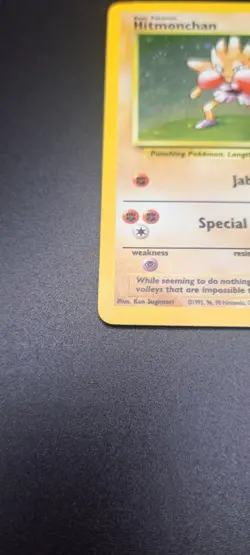 Hitmonchan Base Set 2 Holo Rare Pokemon TCG Card 8/130 LP Condition - Image 5