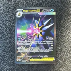 Pokemon Mega Starmie EX Holo 118/088 Stage 1 330 HP Water English TCG Card - Image 1