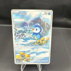 Pokemon TCG Piplup Me02: Phantasmal Flames Illustration Rare Holo 098/094 70 HP - Image 1