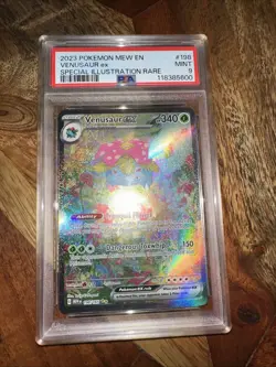 2023 Pokemon Mew en Venusaur EX Special Illustration Rare PSA 9 - Image 1