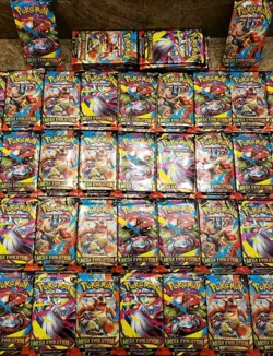 Lot of (50) Pokemon TCG Mega Evolution Base Set Booster Packs SEALED - Image 1