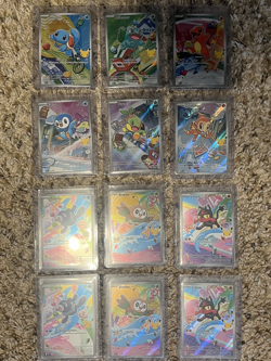 Pokemon 30th Anniversary First Partner complete set of 9 + 3 duplicates, NM+ - Image 1