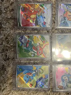 Pokemon 30th Anniversary First Partner complete set of 9 + 3 duplicates, NM+ - Image 2