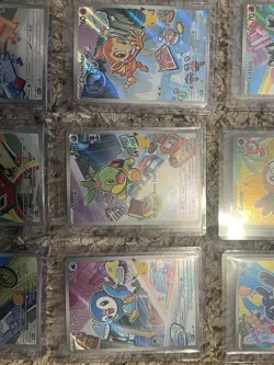 Pokemon 30th Anniversary First Partner complete set of 9 + 3 duplicates, NM+ - Image 3