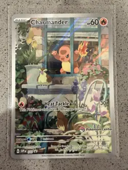 Pokemon Obsidian Flames Charmander SVP 044 Promo Pokemon Center Exclusive - Image 1