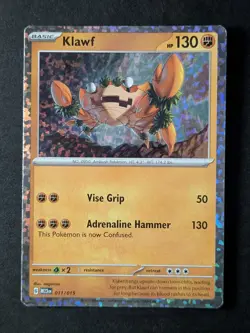 2024 Pokemon KLAWF #011/015 McDonald's Collection M24 EN Confetti Holo English - Image 1