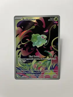 Bulbasaur 133/132 Illustration Rare Full Art Holo Me01 Mega Evolution Pokemon - Image 1