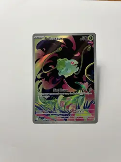 Bulbasaur 133/132 Illustration Rare Full Art Holo Me01 Mega Evolution Pokemon - Image 2