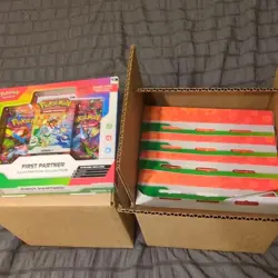 Pokemon First Partner Illustration Collection Series 1, 12 boxes, 2 cases - Image 1