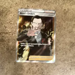 The Pokemon Company Boss's Orders Giovanni Full Art Holo Trainer 189/192 - Image 1